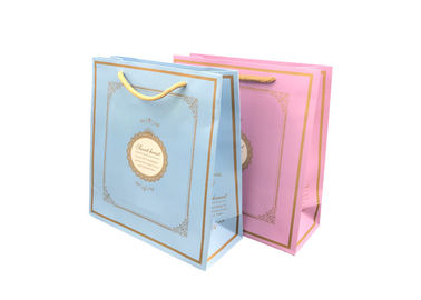 Lovely Fancy Colorful Present Paper Bag / Cream Paper Gift Bags For Baby